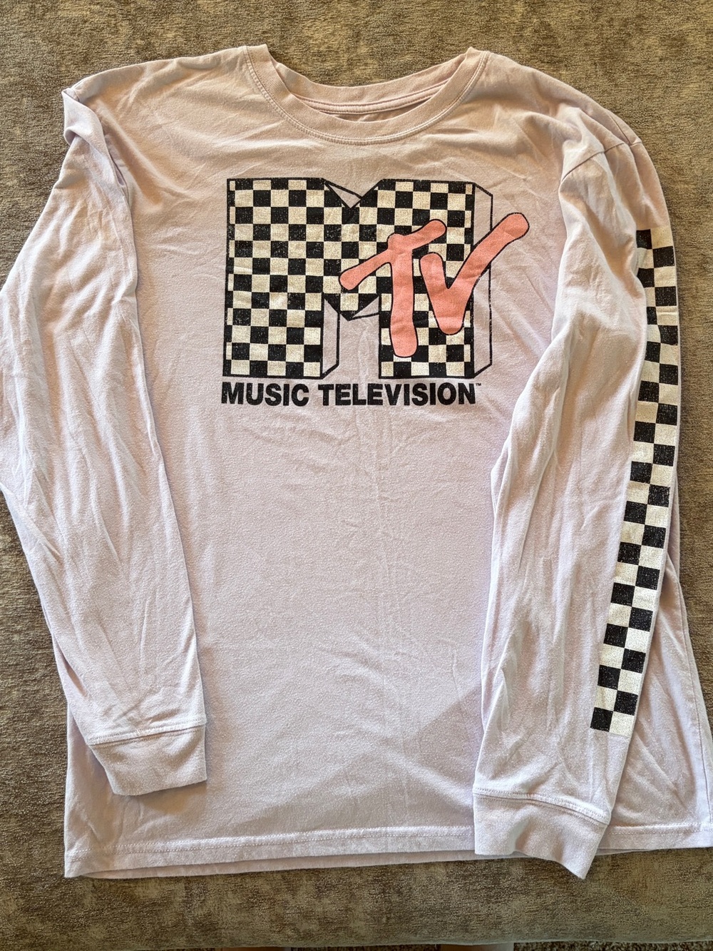 MTV Light Violet Long Sleeve Tee
